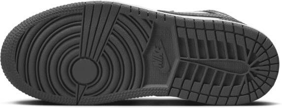 Jordan Aj1 Mid Unisex Schoenen Zwart Maat: 28 Leer Foot Locker - Foto 3