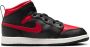 Jordan 1 Mid Kleuterschoenen Zwart - Thumbnail 4