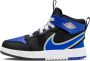 Jordan 1 Mid Unisex Schoenen Zwart Maat: 33.5 Mesh Synthetisch Foot Locker - Thumbnail 1