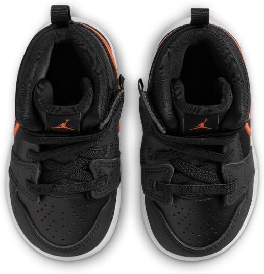 Jordan 1 Mid RM EasyOn schoenen voor baby's peuters Zwart
