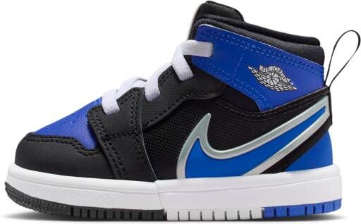 Jordan 1 Mid RM EasyOn schoenen voor baby's peuters Zwart