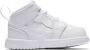Jordan 1 Mid Schoen voor baby's peuters Wit - Thumbnail 5
