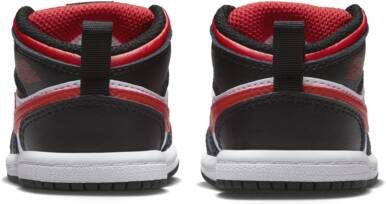 Jordan 1 Mid Schoen voor baby's peuters Zwart