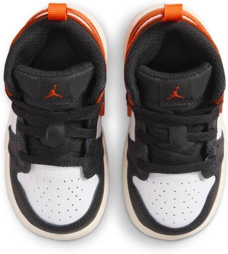 Jordan 1 Mid Schoenen voor baby's peuters Oranje