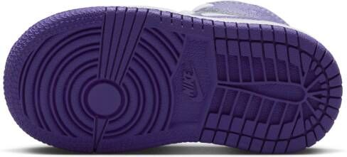 Jordan 1 Mid Schoenen voor baby's peuters Paars - Foto 2