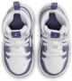 Jordan 1 Mid Schoenen voor baby's peuters Paars - Thumbnail 4