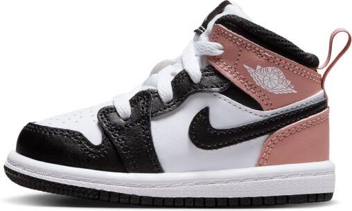 Jordan 1 Mid Schoenen voor baby's peuters Wit