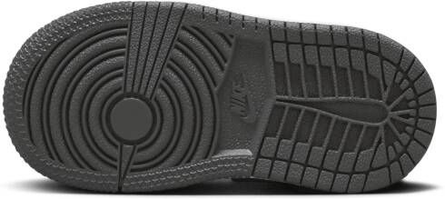 Jordan Aj1 Mid Unisex Schoenen Zwart Maat: 19.5 Leer Foot Locker - Foto 3