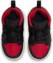 Jordan 1 Mid Schoenen voor baby's peuters Zwart - Thumbnail 5