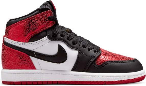 Jordan 1 Retro High OG Kleuterschoenen Rood