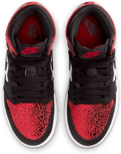 Jordan 1 Retro High OG Kleuterschoenen Rood