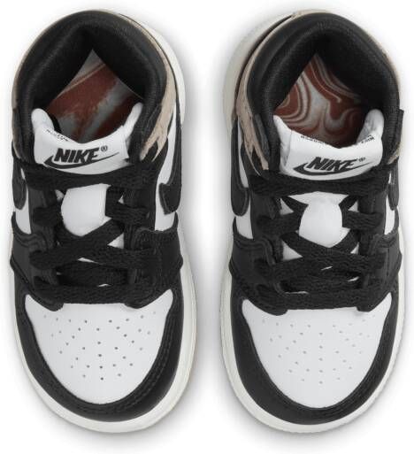 Jordan 1 Retro High OG Schoenen voor baby's peuters Zwart