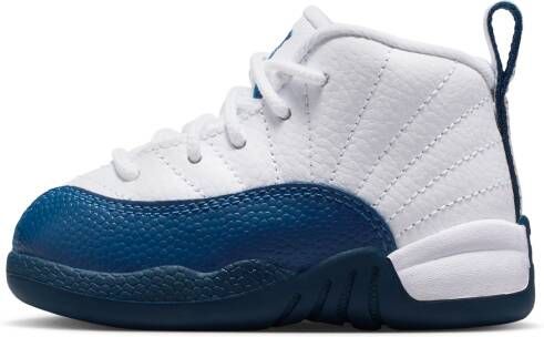 Jordan  12 Retro 'French Blue' schoenen voor baby's peuters Wit