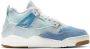 Jordan 4 Retro 'Worn Blue' kleuterschoenen Wit - Thumbnail 4