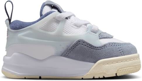Jordan 4 RM schoenen voor baby's peuters Wit