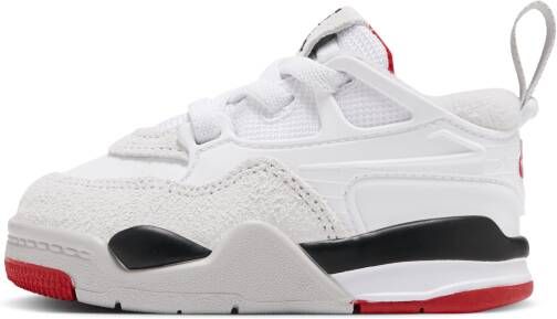 Jordan 4 RM schoenen voor baby's peuters Wit