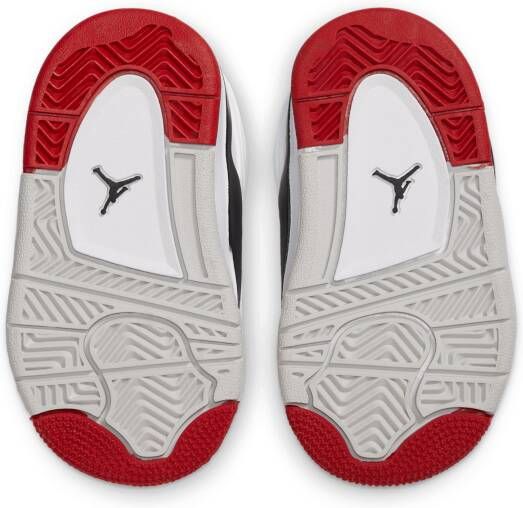 Jordan 4 RM schoenen voor baby's peuters Wit