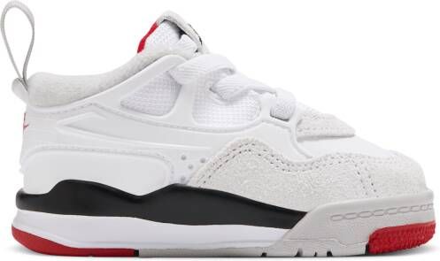 Jordan 4 RM schoenen voor baby's peuters Wit