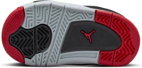 Jordan 4 RM schoenen voor baby's peuters Zwart