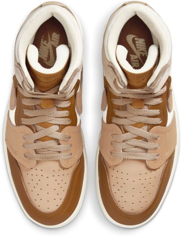 Jordan Air 1 High Method of Make damesschoenen Bruin