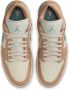 Jordan Aj1 Low Sneakers Dames Beige Leer - Thumbnail 4