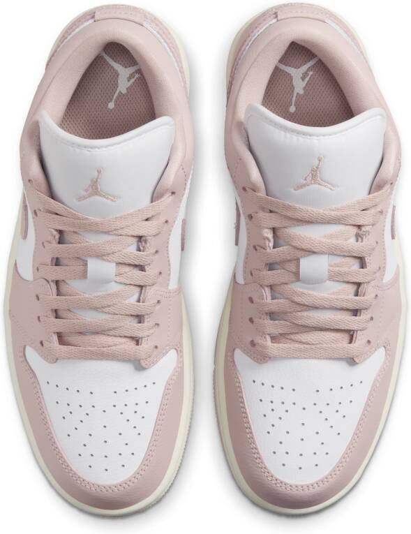 Jordan 1 Low Dames Schoenen Wit Maat: 38.5 Leer Synthetisch Foot Locker - Foto 4