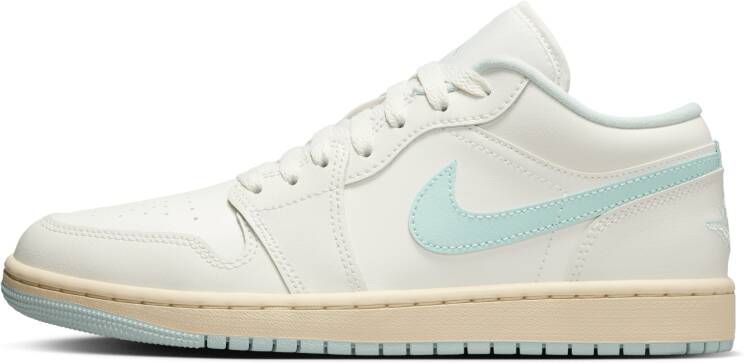 Jordan 1 Low Dames Schoenen Wit Maat: 35.5 Mesh Synthetisch Foot Locker