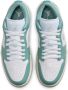 Jordan Aj1 Low Sneakers Dames Wit Leer - Thumbnail 4