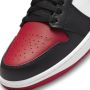 Nike Air Jordan 1 Low Bred Toe 553558-612 BRED Zwart Rood Schoenen - Thumbnail 6
