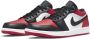 Nike Air Jordan 1 Low Bred Toe 553558-612 BRED Zwart Rood Schoenen - Thumbnail 7