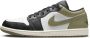 Jordan 1 Low Heren Schoenen Zwart Maat: 40.5 Leer Foot Locker - Thumbnail 3