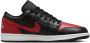 Jordan Aj1 Low Heren Schoenen Zwart Maat: 45.5 Leer Foot Locker - Thumbnail 5