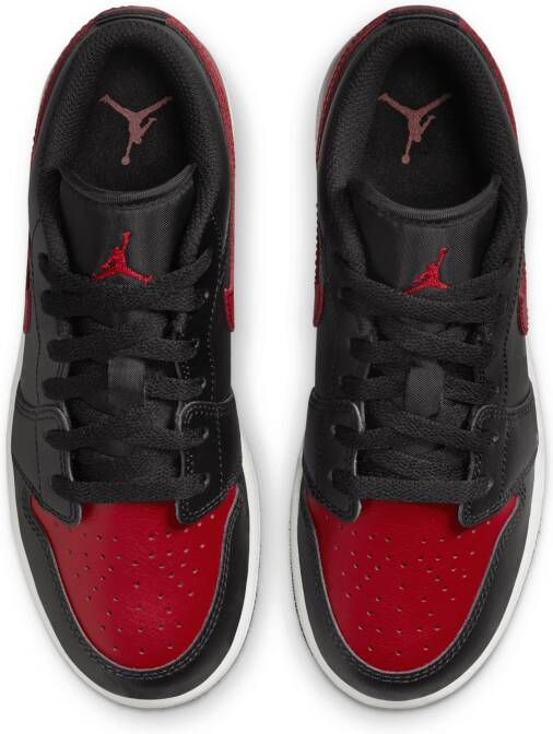 Jordan Air 1 Low Kinderschoen Zwart