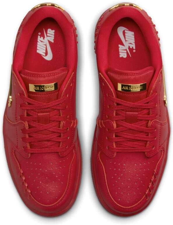 Jordan Air 1 Low Method of Make damesschoenen Rood