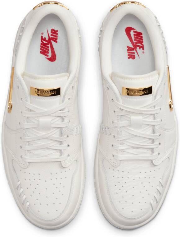 Jordan Air 1 Low Method of Make damesschoenen Wit