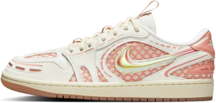 Jordan Aj1 Mm Low Dames Schoenen Beige Maat: 37.5 Leer Foot Locker