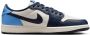 Jordan 1 Retro Heren Schoenen Blauw Maat: 42.5 Leer Foot Locker - Thumbnail 4