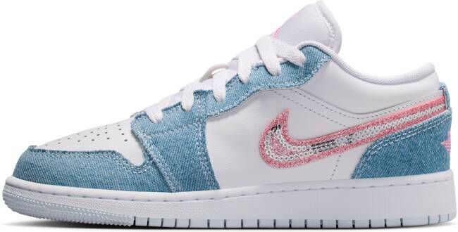 Jordan Air  1 Low SE kinderschoenen Blauw
