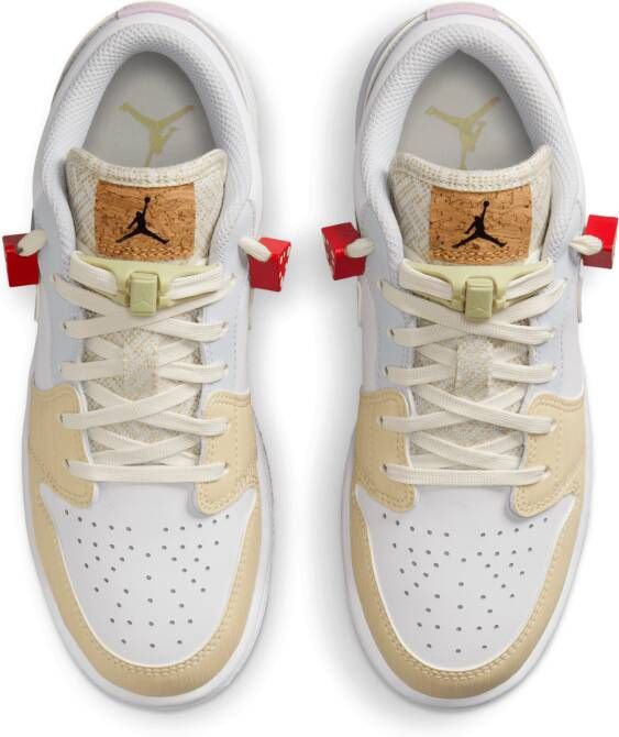Jordan Air 1 Low SE kinderschoenen Wit