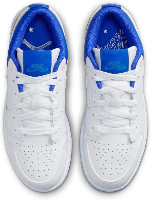 Jordan Air 1 Low Sneaker School kinderschoenen Wit