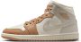 Jordan Aj1 Mid Sneakers Dames Wit Leer - Thumbnail 1