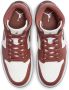Jordan 1 Mid Dames Schoenen Roze Maat: 36.5 Polyester Foot Locker - Thumbnail 4