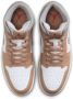 Jordan Aj1 Mid Sneakers Heren Bruin Leer Synthetisch - Thumbnail 4