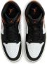 Jordan Aj1 Mid Sneakers Heren Bruin Leer Synthetisch - Thumbnail 4