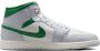Jordan 1 Mid Heren Schoenen Wit Maat: 45 Leer Synthetisch Foot Locker - Thumbnail 5