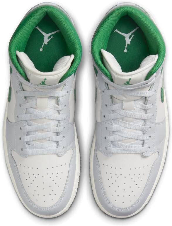 Jordan Air 1 Mid Herenschoenen Wit