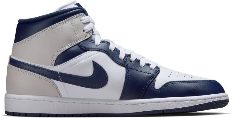 Jordan Air 1 Mid Herenschoenen Wit