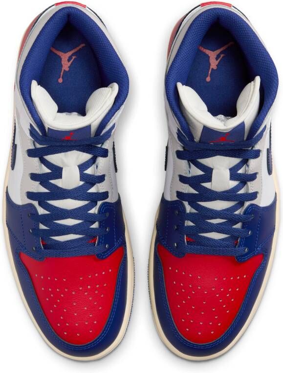 Jordan Air 1 Mid Herenschoenen Wit