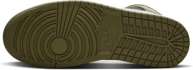 Jordan Aj1 Heren Schoenen Zwart Maat: 40.5 Leer Foot Locker - Foto 3