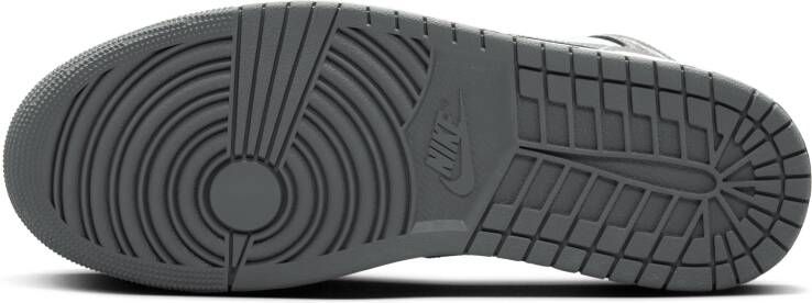 Jordan 1 Mid Heren Schoenen Zwart Maat: 40.5 Leer Synthetisch Foot Locker - Foto 3